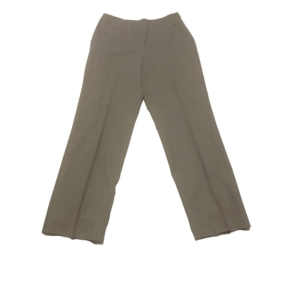 Talbots Woman Petites‎ 8P Gray Wool Blend Lined Pants Stretch Italian Fabric Vtg